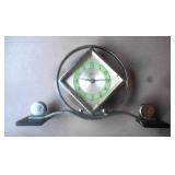 Art Deco Chrome 8 Day Desk Clock