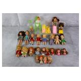 25pc 1960s-70 Dolls w/ Little Kiddles
