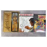 3pc Comic Hardcover Books w/ Frezzato Sketchbook