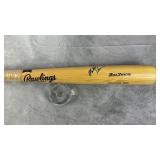 Mike Devereaux Signed Professional Model Bat