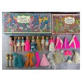 1970 Topper Dawn & Her Friend Dolls w/ Cases