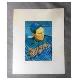 1990 Bowman Nolan Ryan Lithograph Print