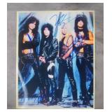 Motley Crue Band Signed 8x10 Photo