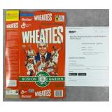 Red Auerbach Signed Wheaties Cereal Box