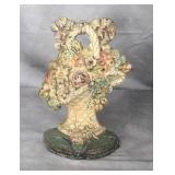 National Foundry Cast Iron French Basket Doorstop
