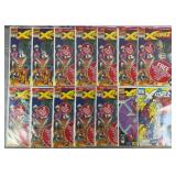 14pc X-Force #1-4 1991 Marvel Comic Books