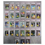 31pc Graded 1975-1999 Baseball Cards w/ Stars