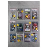 12pc 2004-25 Football Cards w/ Graded & 1/1