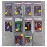 10pc Graded+ 2016-24 Basketball Cards w/ RC