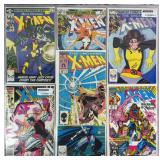 7pc Uncanny X-Men #143-282 Marvel Comic Books