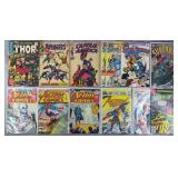 13pc Silver-Bronze Age Marvel & DC Comic Books