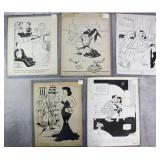 5pc Original Humorama Art w/ XXX