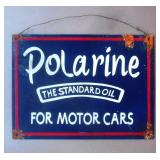 Polarine Motor Oil Plastic Display Sign