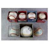 8pc Signed Baseballs w/ HOF Larry Bowa