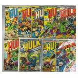 9pc Incredible Hulk #169-203 Marvel Comic Books