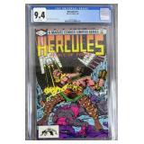 CGC 9.4 Hercules #1 1982 Marvel Comic Book