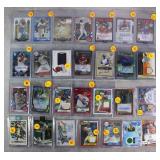 28pc Auto, Relic, Insert & Serial Baseball Cards