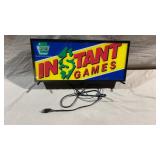 Vtg Pennsylvania Lottery Advertising Sign Light