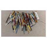 140+pc Vtg Pencils Pens & Related Items w/Dracula