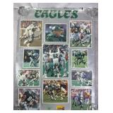 9x Signed PHI Eagles Poster w/ Reggie White