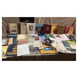 50+pc Vtg Military Books & Ephemera