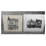 Dept 56 Dickens Village Fish/Old Curiosity Shops