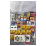 Assorted Sports Cards Set & Cards w/ Sealed