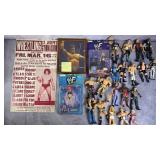 Wrestling Action Figures & Collectibles w/ Signed