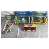 4pc 1979s-1990s Tootsie Toys Diecast Vehicles+ NIP