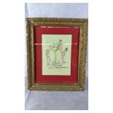 Gordes Signed Pen & Ink