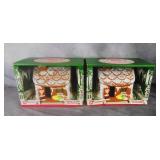 Vintage Light Up Ginger Bread House Displays