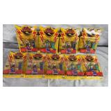 9pc 1996 Playmates Flash Gordon Action Figures NIP