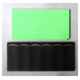 Antique Barber Shop Cabinet Glass Plate Mounts