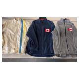 3pc Vtg Zip Up Jackets w/ Sport