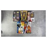 5pc NIP WWE Action Figures w/ Hulk Hogan