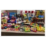 150+pc Vtg Toys w/Sesame Street & Fisher Price