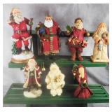 Composition & Plastic Santa Claus Figures