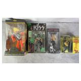 4pc NIP Rock Star Action Figures w/ KISS