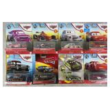 8pc NIP Pixar Cars Rares w/ Metal & Steve Slick
