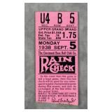 1938 Cincinnati Reds Baseball Ticket Stub