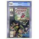 CGC 9.4 Semper Fi #1 1988 Marvel Comic Book