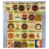 26pc 1969 Fleer Basketball Cloth Patch Cards