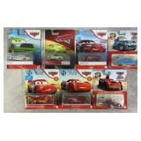 7pc NIP Pixar Cars w/ Rares & Special Metallic