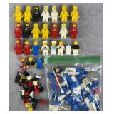 Vintage Lego Mini Figures w/ Parts & Accessories