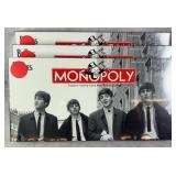 3pc Sealed The Beatles Monopoly