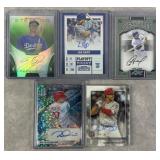 Star Player Signed Serial #+ Insert Baseball Cards