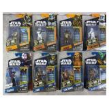 8pc 2011 Star Wars Galactic Battle Game Figures