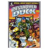 Destroyer Duck #1 1982 Key Eclipse Comic Book