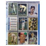 150+pc 1957 Topps Baseball Cards w/ Stars & HOF