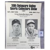 Enos Slaughter Signed 1987 Sports Collectors Show